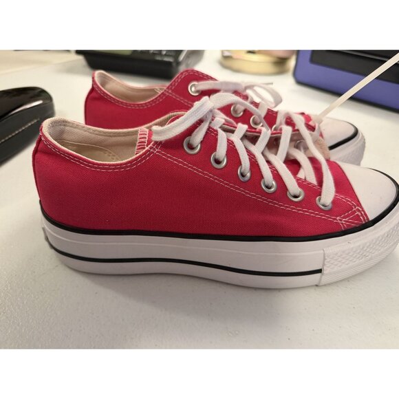 Converse All Star Pink Canvas Low-Top Sneakers Womens Size 5 US - Picture 5 of 5